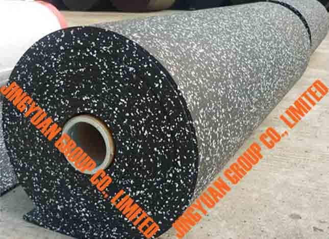 Rubber Granule Flooring Rolls And Mats Used Tire Recycling