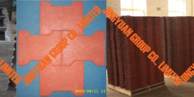 Dogbone Rubber Paver Mould(9-Cavity)