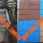 406X406mm Faux Brick Rubber Floor Tile Molding Mold(1 Cavity Per Female Mold)