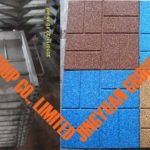 406X406mm Faux Brick Rubber Floor Tile Molding Mold(1 Cavity Per Female Mold)