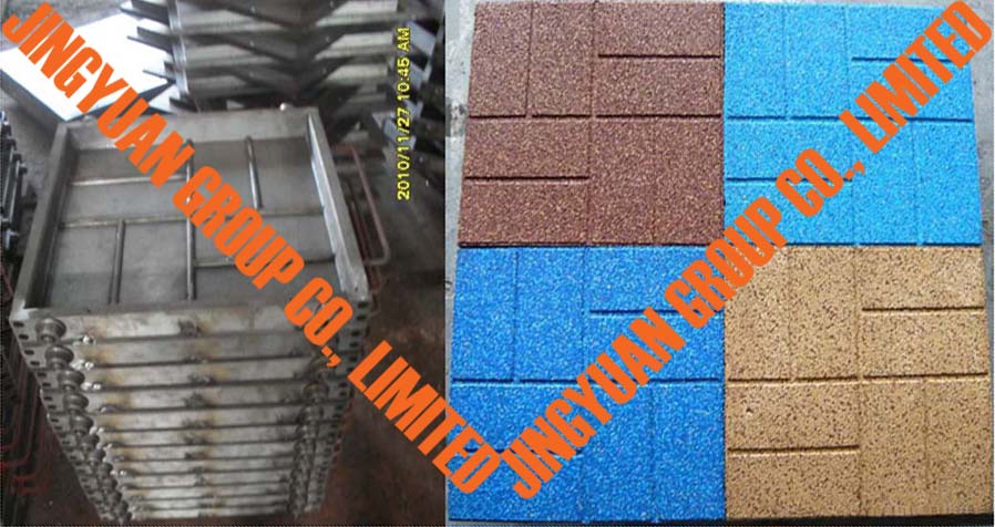 Faux Brick Rubber Floor Molding Molds