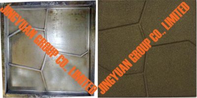 Faux Stone rubber Floor Moulding Mould