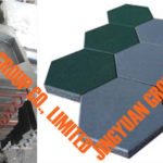 Hexagon(Each Line Is 200mm) Rubber Floor Tile Molding Mold(1 Cavity Per Female Mold)