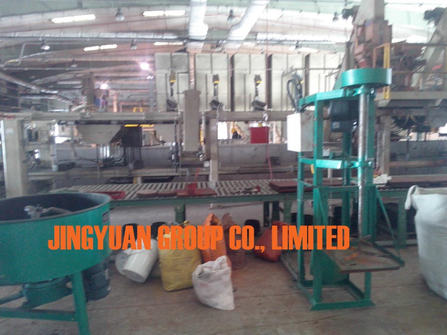Rubber Crumb Mixer used for automatic rubber tile making machines