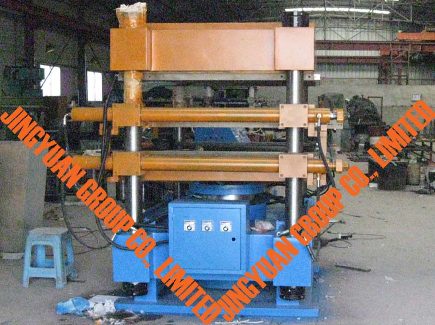 1150x1150mm,2-layer vulcanizing press(rubber tile making machine) with automatic female mold changing system Side