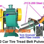 JYTGF-350 Tire Tread Belt Pulverizing Line(Car Tire Tread Special Crusher)