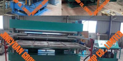 vulcansing press(rubber tile making machine) with automatic female mold changing system