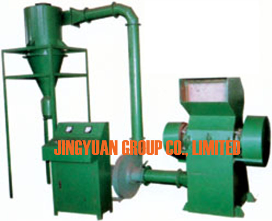 JYLS-500 Rubber Granulator Connect a JYC-100 Collecting Machine