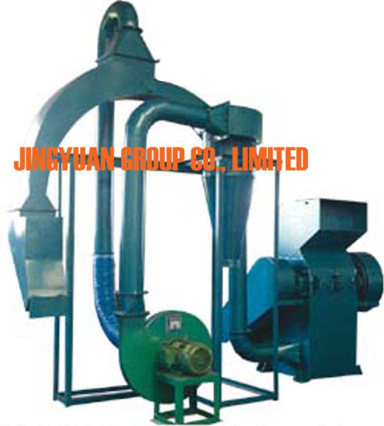 JYLS-500 Rubber Granulator Connect a JYXF-200 Fiber Separator