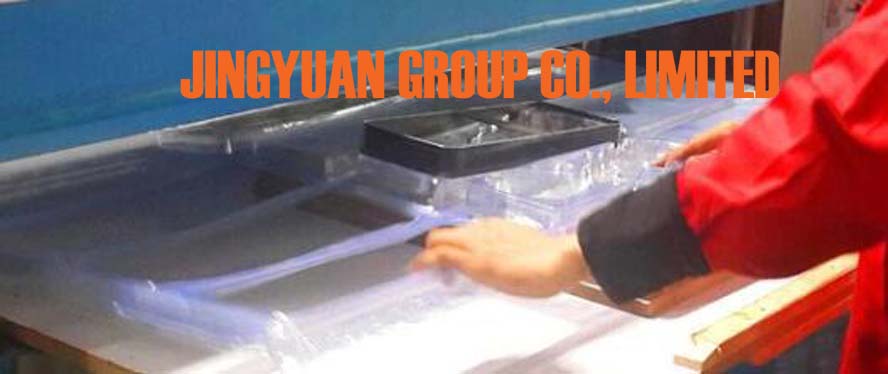 Using JYCQ Series Sheet Punching Machine Punching Plastic Mats from Plastic Sheet