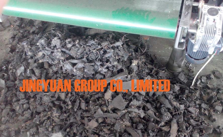 5cm Tire Blocks From JYLP-1200 Tire Shredder or JYLP-800 Tire Shredder