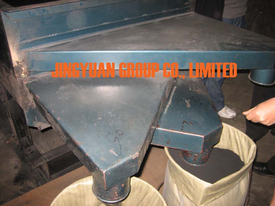 Three outlet type JYZZS-900 Linear Vibrating Screen in use