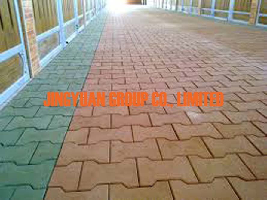 Rubber Floor Tiles Used at Overpass
